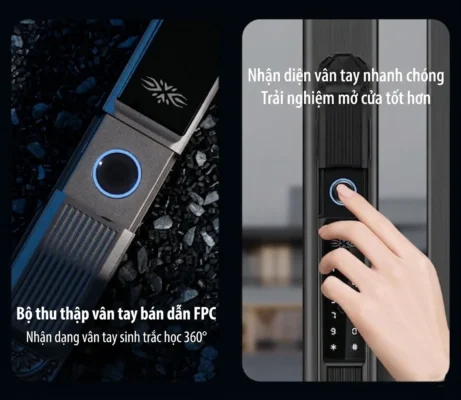 Cảm biến FPC của khóa vân tay tân cổ điển 2 mặt Kenitsu Pro