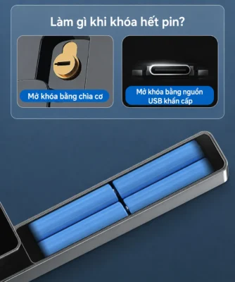 Cấp nguồn USB khẩn cấp cho khóa Kenitsu SS8