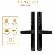 Khóa vân tay cửa nhôm 2 chiều Kenitsu SS8
