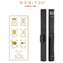 Khóa vân tay cửa nhôm mở từ xa Kenitsu SR5 với 7 phương thức mở khóa