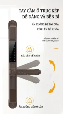 Tay cầm ổ trục kép của khóa Kenitsu Pro