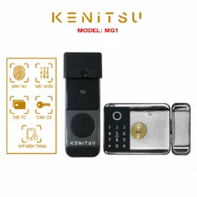 Bộ Kenitsu MG1 và 5 cách mở cửa cho nhu cầu lắp khóa vân tay cho cổng sắt.